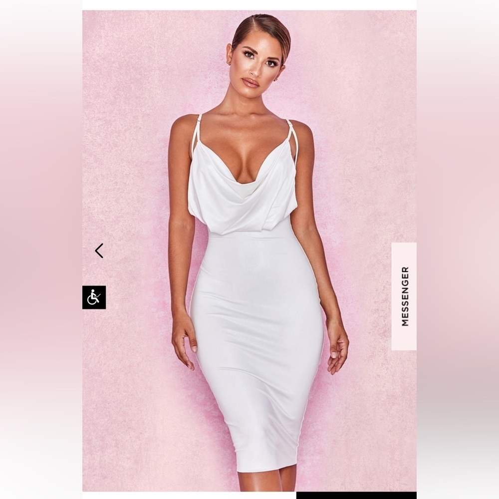House of CB White Wedding Dress